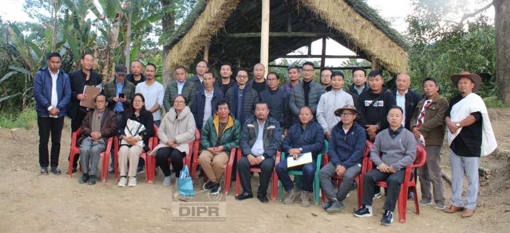 District Planning and Development Board Tuensang convened its monthly meeting cum Advent Christmas at Thangki, Noksen Sub Division on December 13. (DIPR Photo)